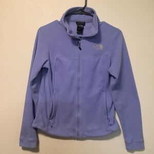 The North Face Women’s lavender size medium fleece zip up jacket